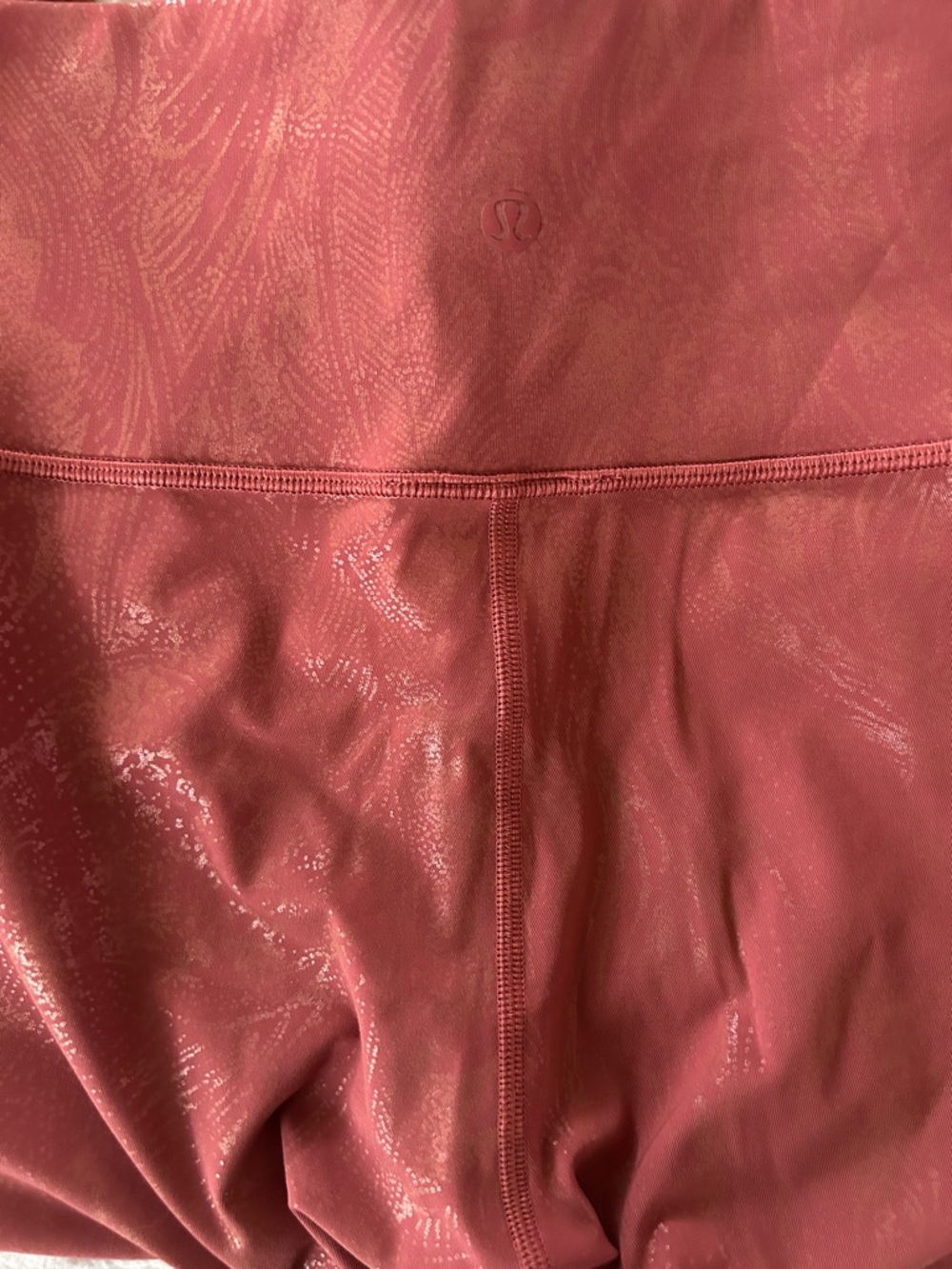 lululemon athletica Dusty Rose Pink High-Rise Leggings, size 6